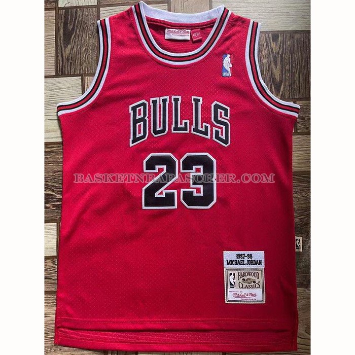 Maillot Enfant Chicago Bulls Michael Jordan NO 23 Mitchell & Ness 1997-98 Rouge